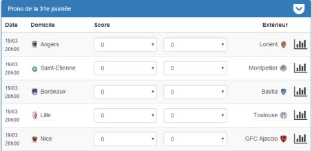 Pronos BoursiFoot