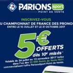 Championnat de France des Pronos : 150.000€ de dotations et 5€ offerts pour miser sur Parions Sport