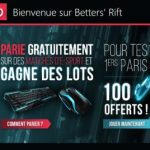 Betters’ Rift, le premier site de paris gratuits sur l’eSport