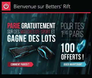 Betters' Rift : première plateforme de paris gratuits sur l'eSports