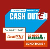 20.000€ de bonus à gagner avec le Cash Out du PMU
