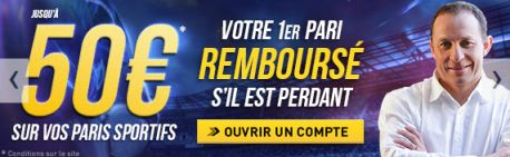 Bonus Genybet jusqu'à 50 euros remboursés