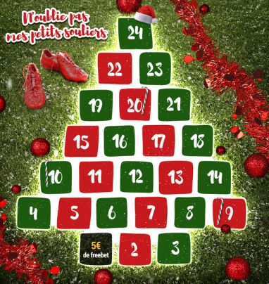 Meilleurs calendriers de l'avent Paris Sportifs et promos de Noël