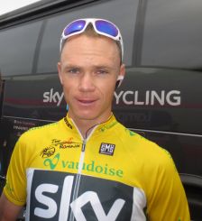 Chris Froome participe au Tour de France 2018