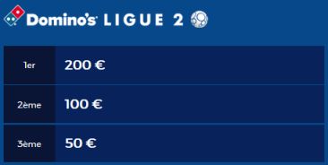 Dotations Ligue 2 journée Championnat de France des pronos