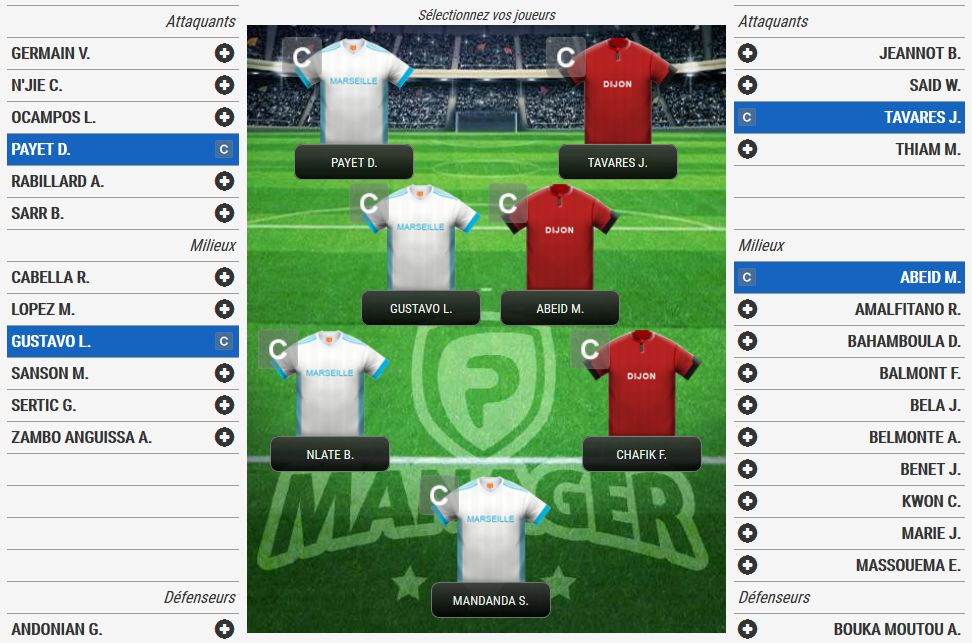 Fantasy matchs FP Manager