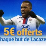 Match Lyon – Marseille : remportez un bonus à chaque but de Lacazette