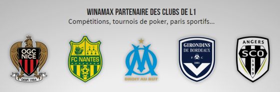 Contrats de sponsoring Ligue 1 de Winamax