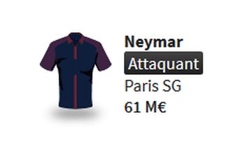 Neymar JDE Winamax