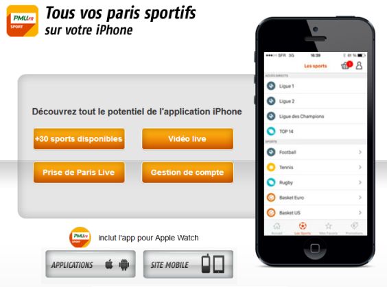 PMU Sport : application et version mobile