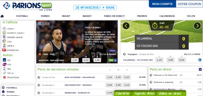 Parions Sport en ligne