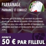 Devenez membre du Joa Club pour cumuler des points et recevoir des bonus pour vos paris