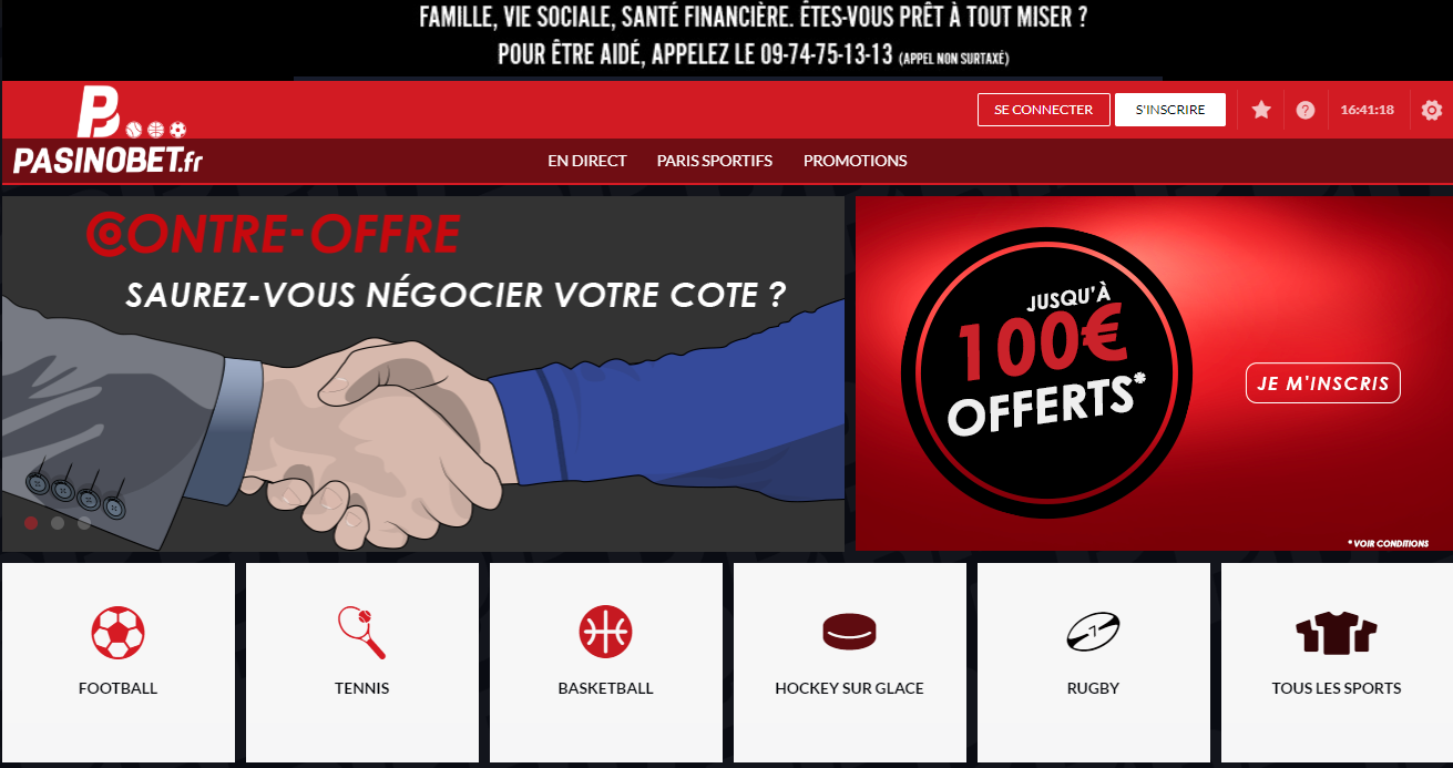 PasinoBet, le site de pari sportif de Partouche