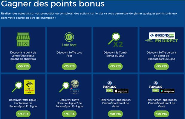 Comment obtenir des points bonus pour le Championnat de France des Pronos ?