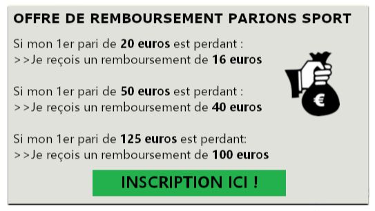 Offre de remboursement Parions Sport