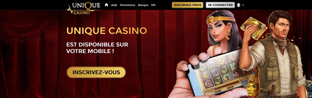 Unique Casino sur mobile