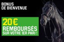 bonus de bienvenue Unibet Turf : jusqu'à 20€ offerts