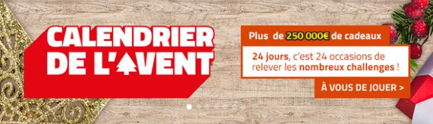 calendrier de l'avent PMU 2018