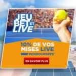 Betclic vous rembourse 10% de vos paris live sur l Open d Australie