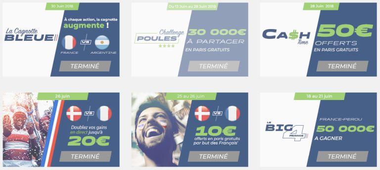 offres et promotions Parions Sport