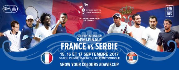 Demi-finale Coupe Davis 2017 : France-Serbie