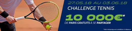 bonus roland garros Parions Sport